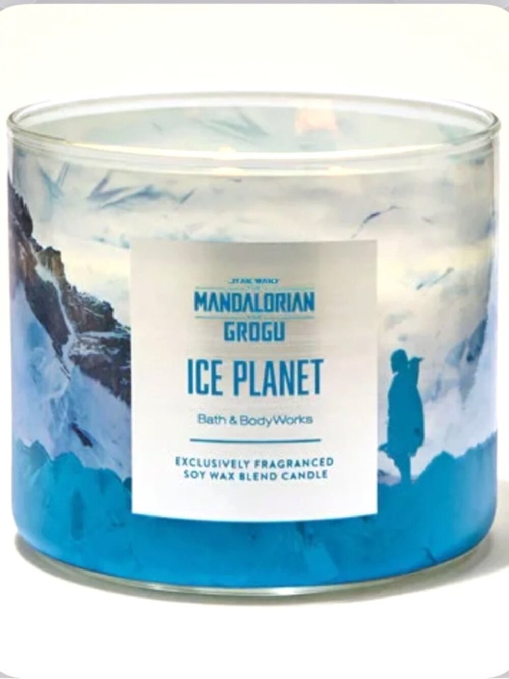 Bath & Body Works Star Wars Mandalorian & Grogu Ice Planet 3-Wick Candle